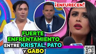 ¡Kristal ENFURECE! Fuerte enfrentamiento EN VIVO entre Gabo Cuevas y Kristal Silva en Quiero Cantar