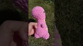 🌸háčkovaní dinosaur 🌸 #háčkování  #crochet #crochetdino #dino #pink #cute #shorts