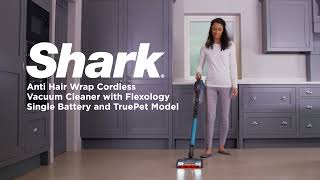 Shark Anti Hair Wrap DuoClean TruePet Cordless Stick Vacuum Cleaner - Grey - iz201ukt