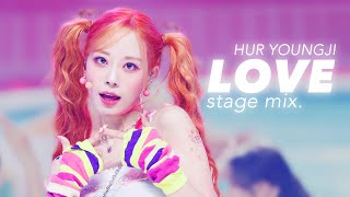 허영지 - "L.O.V.E" [Stage Mix/4K교차편집/一键换装]