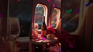 Relaxing Flight | Happy New Year 2024 Hong Kong Firework #sleepsounds #planenoise