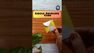 Circle Envelope Card Tutorial। Easy Card Tutorial। #cards #shortvideo #easycard #scrapbook