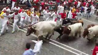 La Curva del Encierro. 10 de julio. Fuente Ymbro.