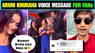 😍Arohi Khurana With New Boyfriend in Award Show | Arohi Voice Recording for all Fans!