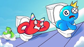 Skibidi Toilet Vs. RAINBOW FRIENDS 2 & BanBan Brewing Cute Baby | Rainbow Friends 2 Animation