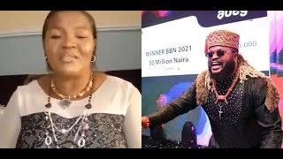 WhiteMoney’s Mum Reacts As Her Son Wins BBNaija Season 6