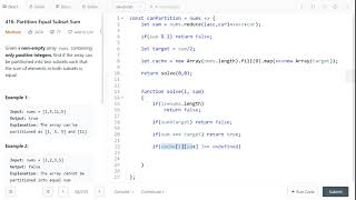 LeetCode 416. [Medium] Partition Equal Subset Sum | To Take or Not To Take Technique for DP