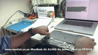 MacBook Air 13 inches No Power (short on PP3V42.