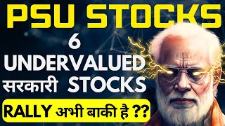 6 Undervalued Govt PSU stocks | Best stocks to buy now | Defence Shipping and PSU banks shares