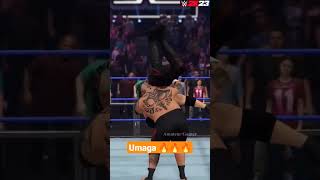 Kane vs Umaga #shorts #wwe #kane #umaga #wwe2k23