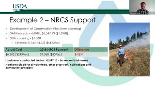 USDA NRCS & Prescribed Burning in California (Part 3: Example 2)