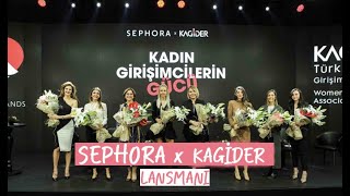 SEPHORA & KAGİDER LANSMANI | Cosmed, Bade Natural, Mellys Nature, Feu Du Ciel, The Sim Co #VLOG​ 06