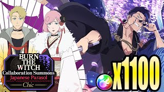 Bleach Brave Souls: Burn the Witch Collaboration Summons: Japanese Parasol - Chic - 1100 Orbs