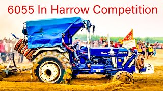 Farmtrac 6055 In Harrow Competition Vill - Dheha Hoshiarpur