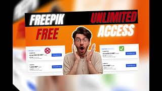 Tutorial Freepik premium free download 2024 update