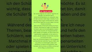 Ein Tag als Lehrer #deutsch #learngerman #lernedeutsch #germanlessons #foryou