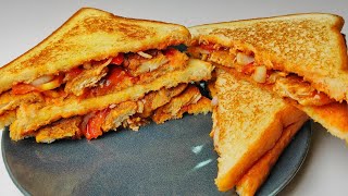 Chicken Sandwich Recipe • চিকেন স্যান্ডউইচ • Bread Toast Recipe • Yummy & Tasty Recipe