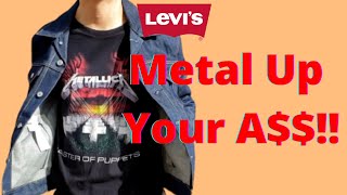 Levi's Denim Trucker Jacket Outfits For Men | Try On | Levis #shorts