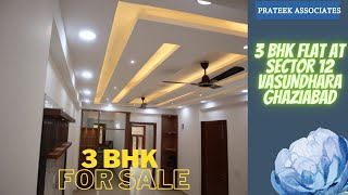 3 BHK LUXURIOUS FLAT FOR SALE AT VASHUNDHARA SECTOR 12 GHAZIABAD #prateekassociates #flats #viral