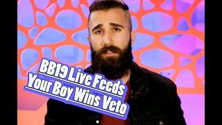 BB19 Live Feeds: Paul wins Veto, Alex's Game Rebound, Ramses still taking heat,