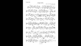 jingle bells for solo violin Elaine Fine arrangement