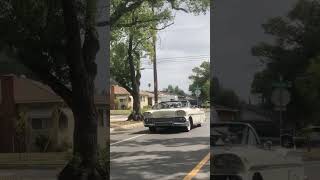 1958 impala and 1952 Chevy deluxe cruising