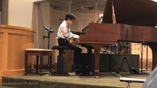 Parker Wolf (age 8) - M. Clementi, Sonatina in G Major, Op.36, No.5, Mvt.1 Presto