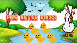 Five little ducks| nursery rhymes| kids poems station