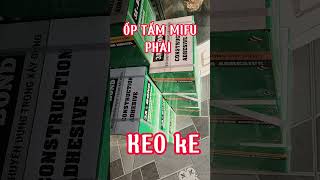 KEO ỐP NHỰA NANO GIÁ RẺ. #tamopnhua #nhadep #mifu #tamnhuaoptran #nhuaoptrantuonggiare