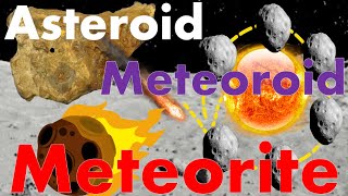 Difference between Asteroids, Meteoroid & meteorite