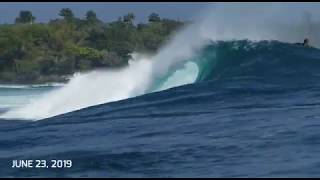 G-Land swell 7-8 ft Surf Report 23 June 2019 - Grajagan