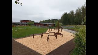 New playground equipment for the little ones