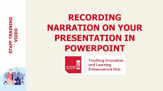 Recording narration on your presentation in PowerPoint