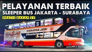 TERBAIK !! SERVICE PROFESSIONAL BINTANG LIMA DARI SLEEPER BUS JAKARTA-SURABAYA [PART 2]