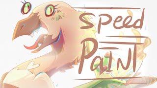 Teasaur | Medibang Speedpaint | OC (furry)