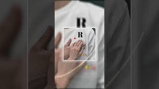 R Letter Name status ❤️‍🩹 trending name art video 📷 WhatsApp status ❤️‍🩹#shorts #love