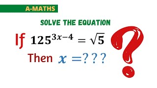 Exponent Equation Made Ease Simple Method For Solving X ! A-MATHS