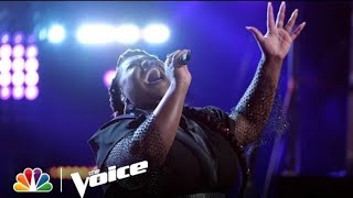 Jershika Maple Performs Tasha Cobbs Leonard's "Break Every Chain" | NBC's The Voice Top 8 2021