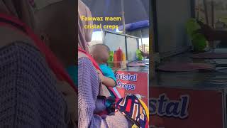 fawwaz makan Cristal Creps