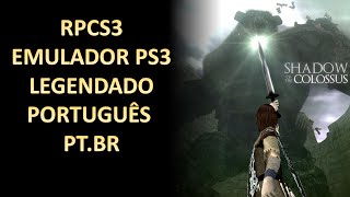 Shadow Of The Colossus rpcs3 com legenda