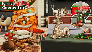 Cozy Family Home Christmas Decorating🎄❄️ The Sims 4