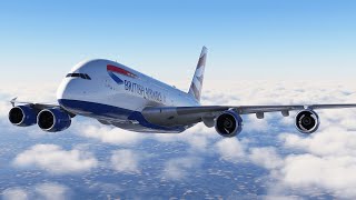 FlyByWire Airbus A380X - (LBSF-LTBA) - Microsoft Flight Simulator