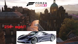 McLaren Speedtail  spotted in Edinburgh Forza Horizon 4 (Widescreen QHD)