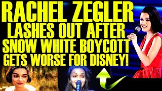 RACHEL ZEGLER RAGES AT FANS AFTER WOKE SNOW WHITE BOYCOTT EXPLODES AS DISNEY DOES DAMAGE CONTROL!