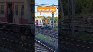 Guess the city? Hint tog video me hi hai😅  #indianrailways #railfans #shorts