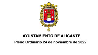 Pleno Ordinario 24 de noviembre de 2022