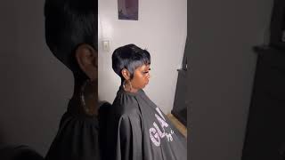 Pixie cut over locs #explore #viral #hair #shorthair #quickweave