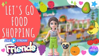 Lego Friends Organic Grocery Store - live stream, build and cosy chat