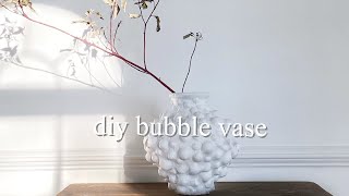 DIY VIRAL Bubble Vase Tutorial / Aesthetic Scandi vase design