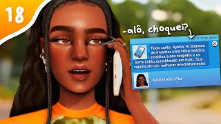 comprando os perfis de FOFOCA para FALAREM BEM dela 🤭✨ l The Sims 4 Desafio Da Lama a Fama